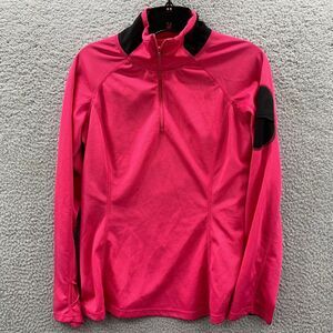 EVERLAST Sweater Girls Medium Pullover Youth Pink 1/2 Zip Lightweight Boxing